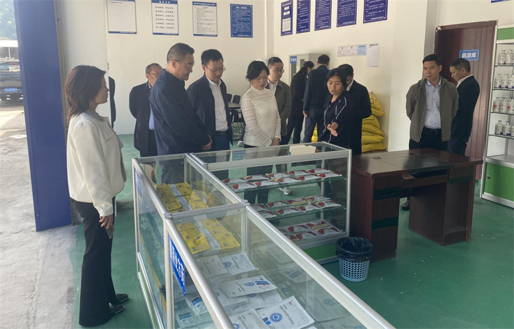 四川省供銷社黨組成員、理事會(huì)副主任、一級(jí)巡視員楊武秀帶隊(duì)到萬源調(diào)研集團(tuán)舊院黑雞產(chǎn)業(yè)發(fā)展工作
